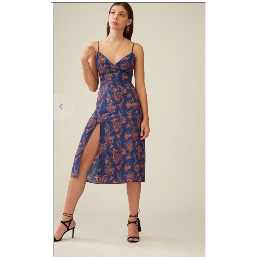 LaFemme Apéro Midi Dress w/ Slit Size 4